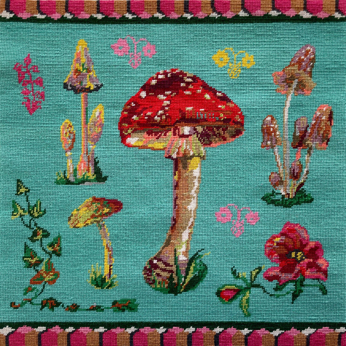 Beautiful Mushrooms Needlepoint Kit