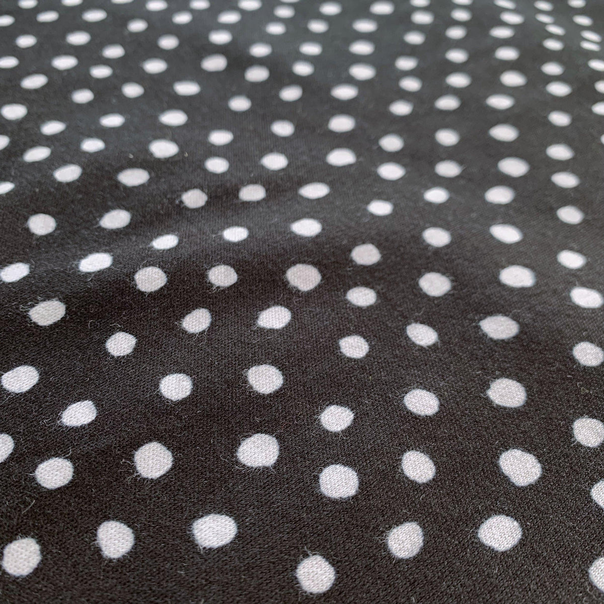 Dots Organic Cotton Knit / Black