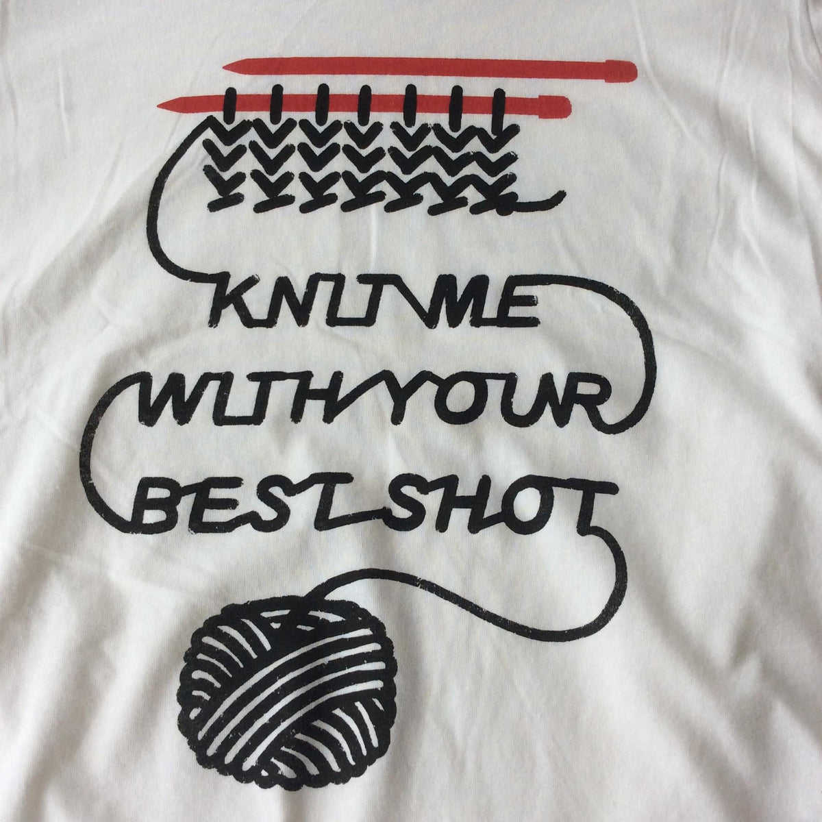 Knit Me With Your Best Shot Tee