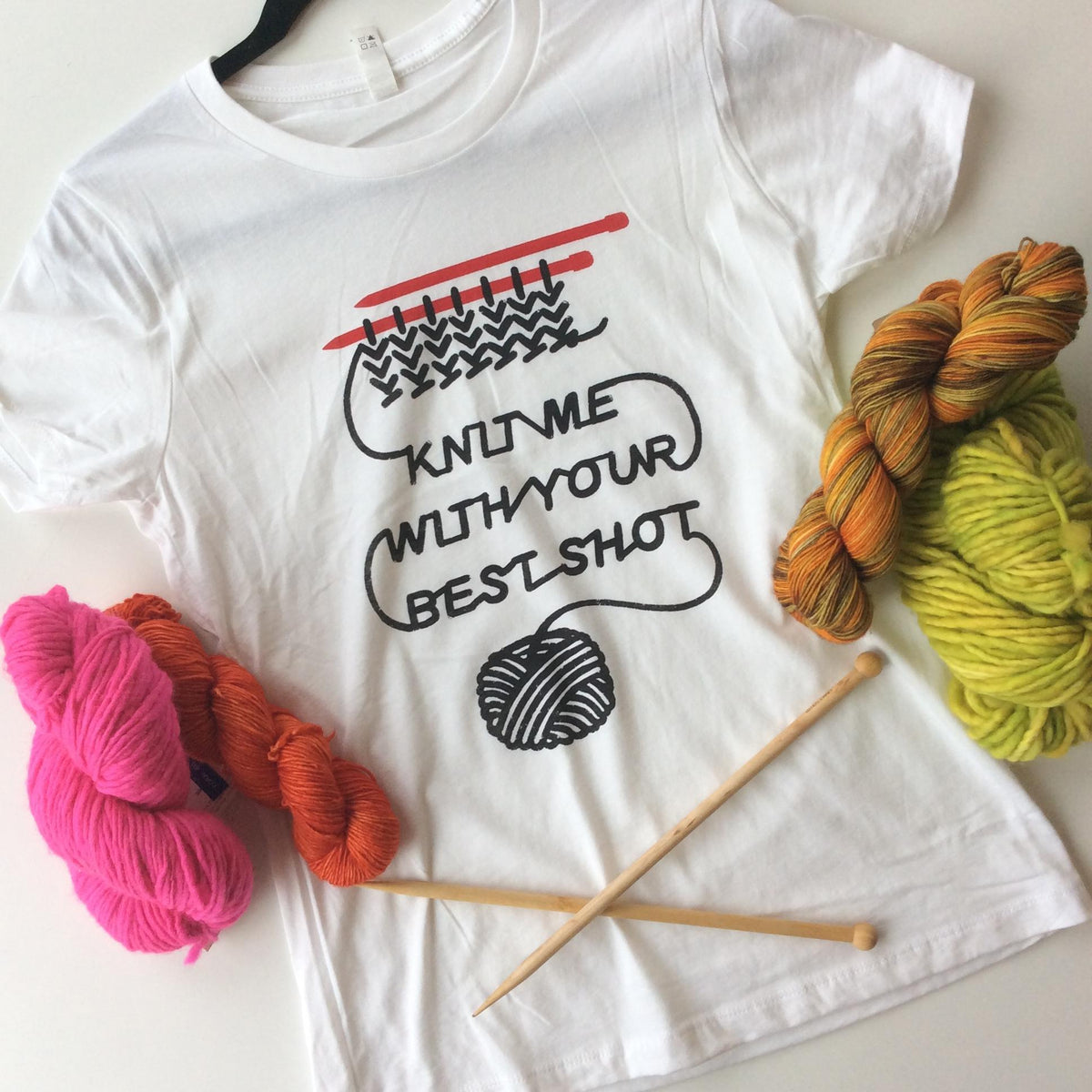 Knit Me With Your Best Shot Tee